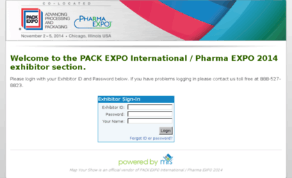 exhibitorsales.packexpo.com