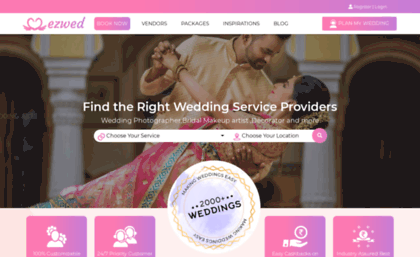 Ezwed In Website Ezwed South Indian Wedding Website