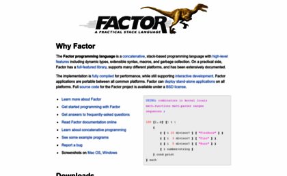 factorcode.org
