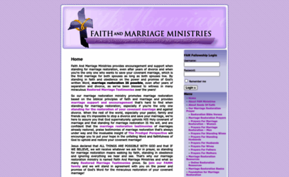 faithandmarriageministries.org