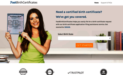 fastbirthcertificates.com