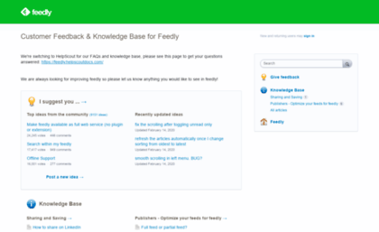 feedly.uservoice.com