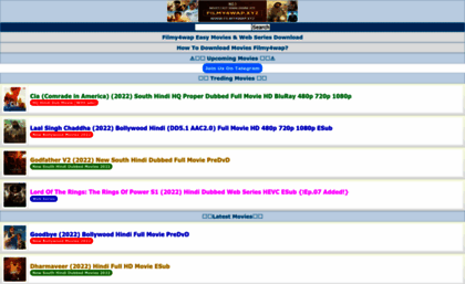 Filmy4wap.xyz website. Filmyfly.win 2025 South Bollywood And Hollywood