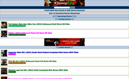 Filmyfly.foo website. FilmyFLY South Bollywood And Hollywood Hindi