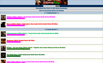 Filmyfly.moi website. Filmyfly.moi 2025 South Bollywood And Hollywood