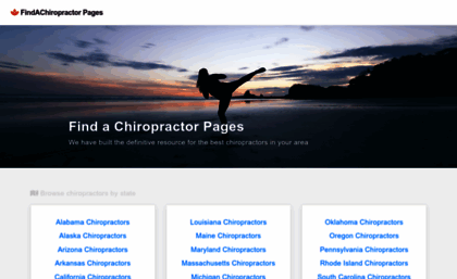 findachiropractorpages.com