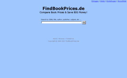 findbookprices.de
