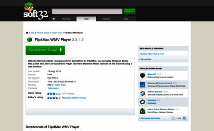 flip4mac-wmv-player.soft32.com