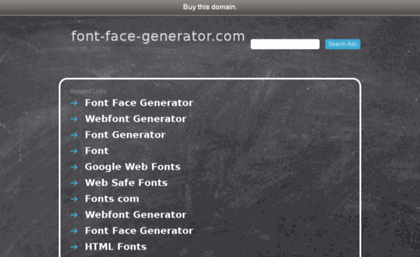 font-face-generator.com