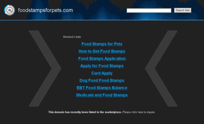 foodstampsforpets.com