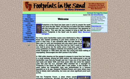 footprints-inthe-sand.com