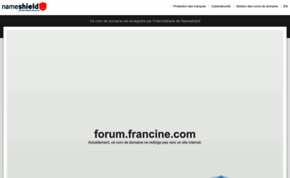 forum.francine.com