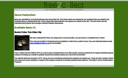 free2collect.co.uk