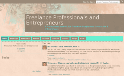 freelancepros-entrepreneurs.ning.com