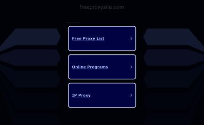 freeproxysite.com