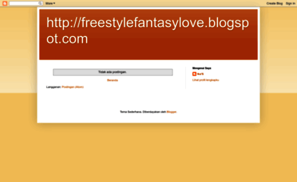 freestylefantasylove.blogspot.com