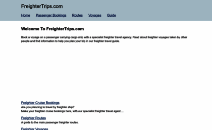 freightertrips.com