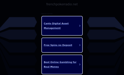 frenchpokerradio.net