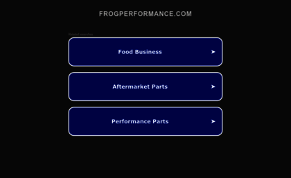 frogperformance.com