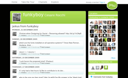 funkyboy.jaiku.com