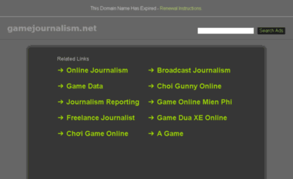 gamejournalism.net