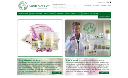 gardenofeveskincare.com