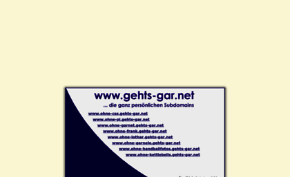 gehts-gar.net