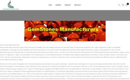 gemstonesmanufacturers.com
