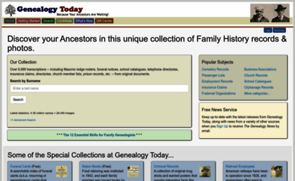 genealogytoday.com