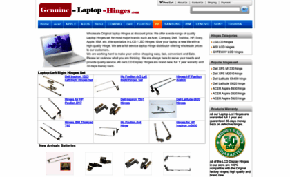 genuine-laptop-hinges.com