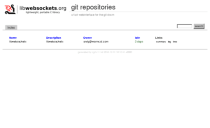 git.libwebsockets.org
