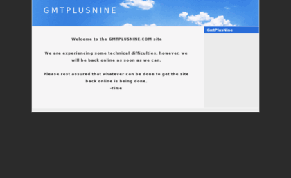 gmtplusnine.com