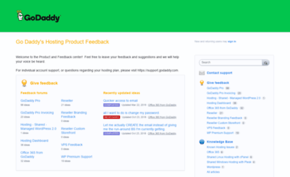 godaddy.uservoice.com