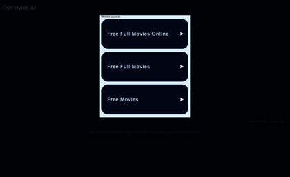Gomovies.ac website. Gomovies.ac.