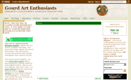 gourdartenthusiasts.ning.com