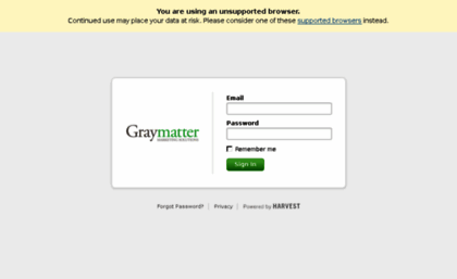 graymatter.harvestapp.com