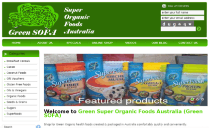 greensuperorganicfoodsaustralia.com.au