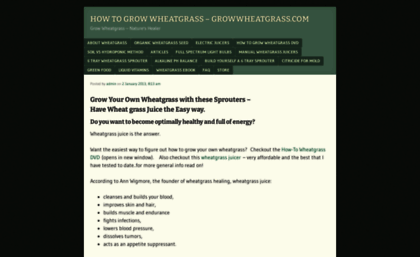 growwheatgrass.com