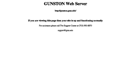 gunston.gmu.edu