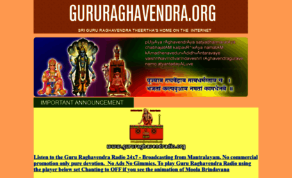 gururaghavendra1.org