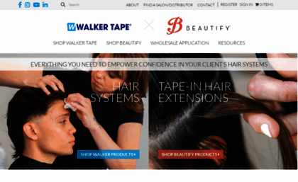hairextensiontape.com