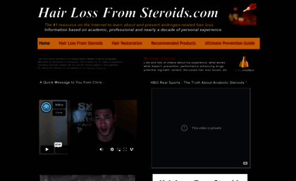 hairlossfromsteroids.com