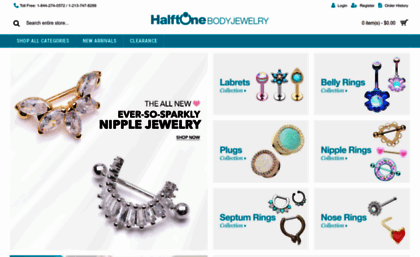 halftonebodyjewelry.com