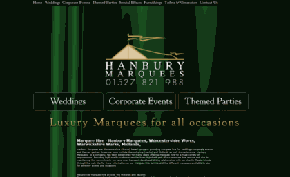 hanburymarquees.co.uk