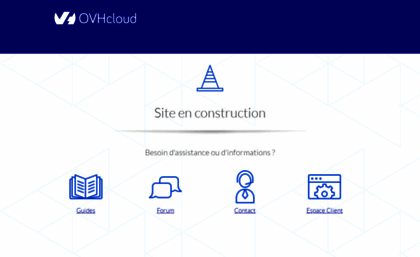 Hantai website. Site en construction.