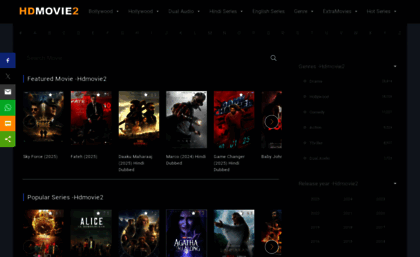 Hdmovie2.wiki website. Hdmovie2 - Watch Online Bollywood, Hollywood