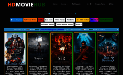 Hdmoviehub.guru website. Vegamovies – Official Site for HD & 4K Movie ...