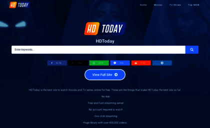Hdtoday.tv website. Watch Movies Online Free Watch Series HD Free.