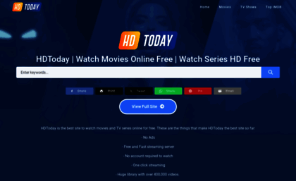 Hdtodaytv.click website. HDTodaytv - Watch Movies Online Free Watch