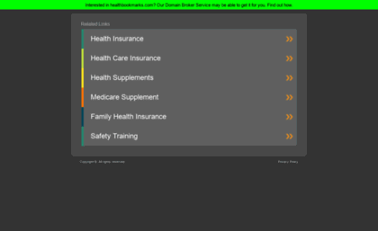 healthbookmarks.com